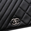 Secondhand Chanel Lambskin Coco Boy Wallet On Chain