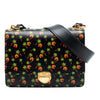 Secondhand Prada Saffiano Palm Tree and Hut Print Flap Crossbody