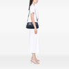 Prada Soft Calf Trimmed Tessuto Satchel Secondhand
