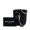 Saint Laurent Mini Leather Monogram Embellished Bourse Bucket Bag Secondhand