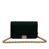 Chanel Chevron Caviar Boy Wallet on Chain Secondhand