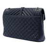 Saint Laurent Large Triquilt Sheepskin Monogram College Bag Secondhand