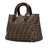 Fendi Small Zucca Canvas Twins Tote Secondhand