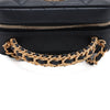 Chanel Mini CC Quilted Lambskin Chain Top Handle Vanity Case Secondhand