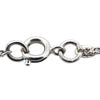 Chanel CC Silver Plated Enamel Heart and Clover Charm Pendant Necklace Secondhand