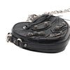 Balenciaga Mini Lambskin Motocross Le Cagole Heart Chain Bag Secondhand