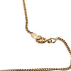 Chanel CC Gold Plated Strass No 5 Double Square Pendant Necklace Secondhand