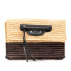 Balenciaga Motocross Classic Envelope Giant 12 Raffia Clutch Secondhand