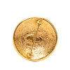 Secondhand Chanel Gold Plated 31 Rue Cambon Round Brooch