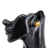 Chanel CC Gold Plated Flower Clip On Earrings Secondhand