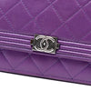 Chanel Quilted Lambskin Boy Wallet on Chain Secondhand
