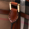 Burberry House Check Canvas Bridle Orchard Satchel Secondhand