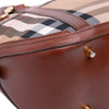 Burberry House Check Canvas Bridle Orchard Satchel Secondhand