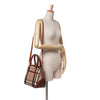 Burberry House Check Canvas Bridle Orchard Satchel Secondhand