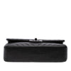 Chanel Medium Classic Chevron Lambskin So Black Double Flap Secondhand