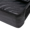 Chanel Medium Classic Chevron Lambskin So Black Double Flap Secondhand