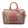 Gucci Medium GG Canvas Web Joy Boston Bag Secondhand