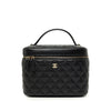 Chanel Medium CC Quilted Caviar Vanity Case Secondhand