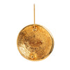 Chanel Gold Plated 31 Rue Cambon Round Brooch Secondhand