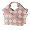 LOEWE Mini Woven Calfskin Gingham Surplus Basket Bag Secondhand