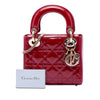 Dior Mini Patent Cannage Lady Dior Secondhand