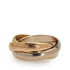 Cartier 18K Tricolor Gold Classic Trinity Ring Secondhand