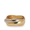 Cartier 18K Tricolor Gold Classic Trinity Ring Secondhand