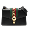 Gucci Small Calfskin Web Sylvie Satchel Secondhand