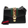 Gucci Small Calfskin Web Sylvie Satchel Secondhand