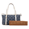Gucci 85th Anniversary Canvas Logo Abbey D Ring Tote Secondhand