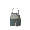 Chloé Mini Calfskin and Suede Faye Bracelet Bag Secondhand