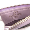 Valentino Leather VLogo Walk Zip Card Holder Secondhand