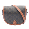 Celine Medium Triomphe Coated Canvas Folco Crossbody Secondhand
