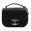 Secondhand Chanel Paris Cuba Medium Quilted Caviar Thread Around Flap