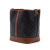 Celine Medium Triomphe Coated Canvas Bucket Bag Secondhand