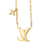 Louis Vuitton Gold Plated Crystal LV Iconic Necklace Secondhand