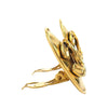 Chanel CC Gold Plated Oval Clip On Earrings Secondhand