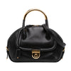 Ferragamo Leather Fiamma Satchel Secondhand