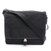 Prada Saffiano Trimmed Tessuto Buckle Messenger Bag Secondhand