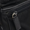 Prada Saffiano Trimmed Tessuto Buckle Messenger Bag Secondhand