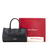 Ferragamo Leather Double Gancini Tote Secondhand