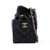 Chanel Mini Quilted Calfskin Drawstring Bucket Bag Secondhand