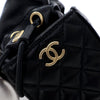Chanel Mini Quilted Calfskin Drawstring Bucket Bag Secondhand
