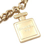 Chanel CC Gold Plated No 5 Perfume Bottle Charm Bracelet Secondhand