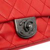 Chanel Small Quilted Goatskin Double Carry Waist Chain Flap Secondhand