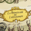 Hermès La Promenade de Longchamps Silk Scarf 90 Secondhand