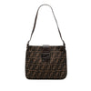 Fendi Zucca Canvas Shoulder Bag Secondhand