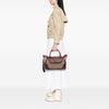 Gucci Medium GG Canvas New Bamboo Tassel Tote Secondhand