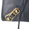 Balenciaga Goatskin Motocross Classic Metallic Edge City Satchel Secondhand