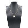 Van Cleef and Arpels 18K Yellow Gold and Mother of Pearl Vintage Alhambra Necklace Secondhand